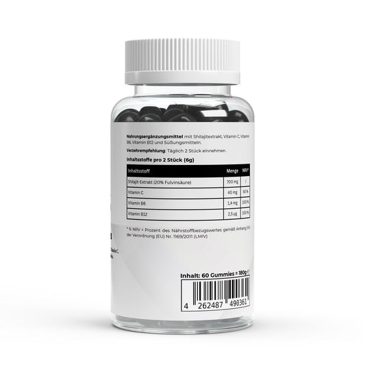 Shilajit Gummies + Vitamin C,B6, B12 - 60 Stk. - Thrive Up Sports and Diet Nutrition