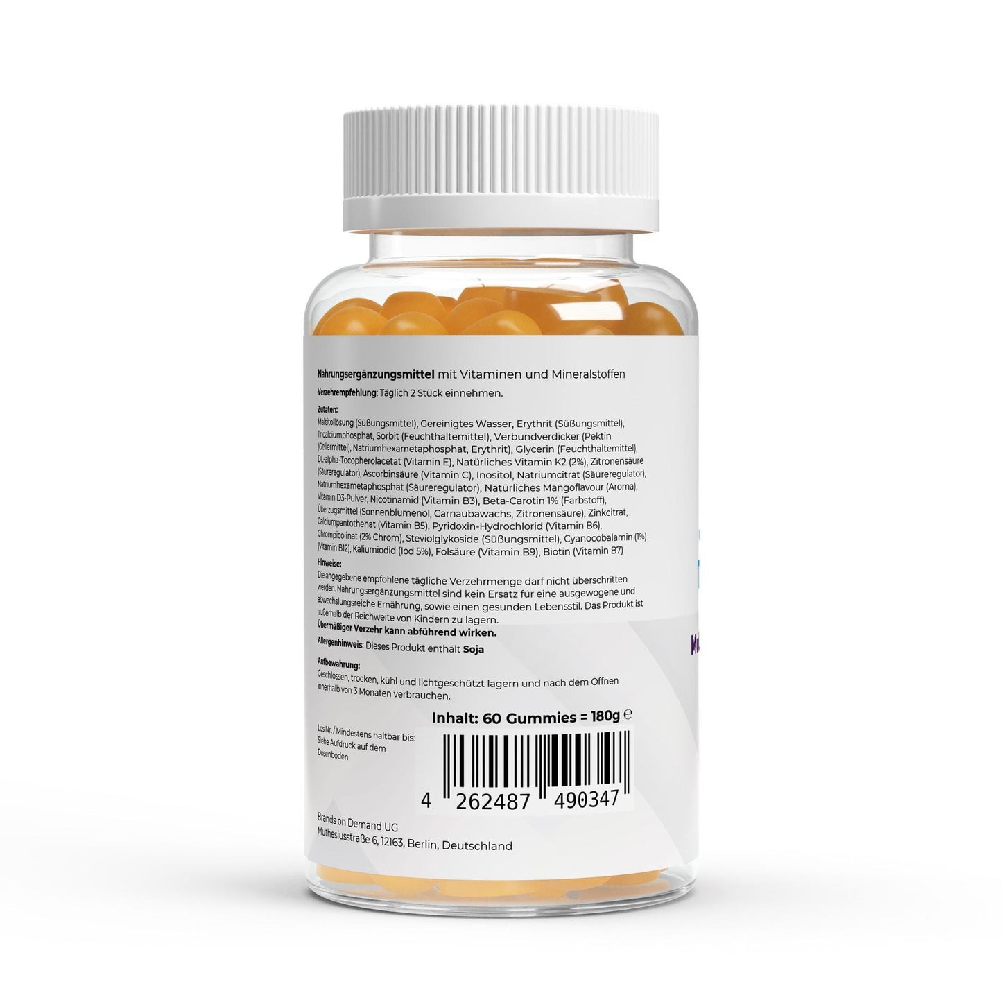Multivitamin + Mineral Gummies - 60 Stk. - Thrive Up Sports and Diet Nutrition
