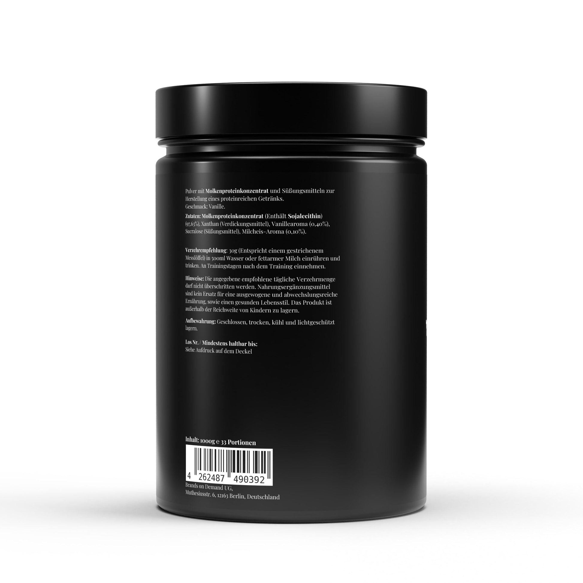 Premium Whey Protein Vanille - 1.000g - Thrive Up Sports and Diet Nutrition