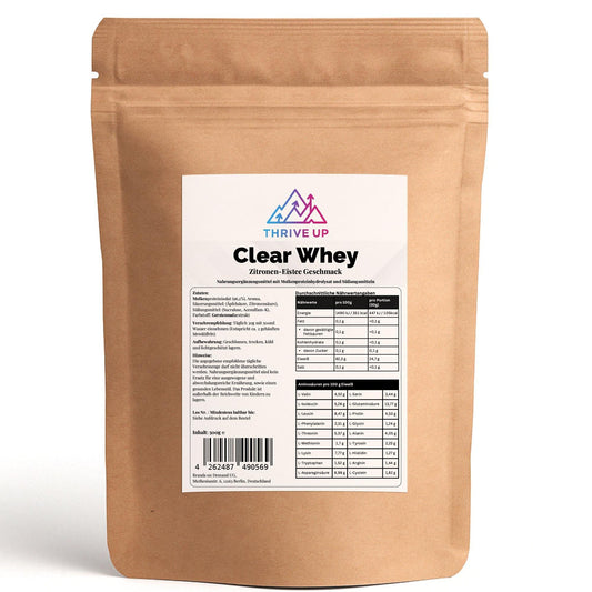 Clear Whey Protein Eistee Zitrone - 500g - Thrive Up Sports and Diet Nutrition