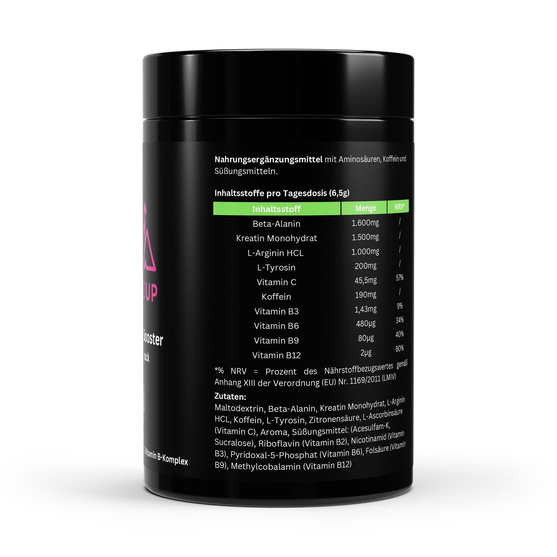 Pre-Workout Booster Apfel - 520g - Thrive Up Sports and Diet Nutrition