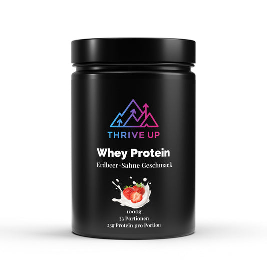 Premium Whey Protein Erdbeere - 1.000g - Thrive Up Sports and Diet Nutrition