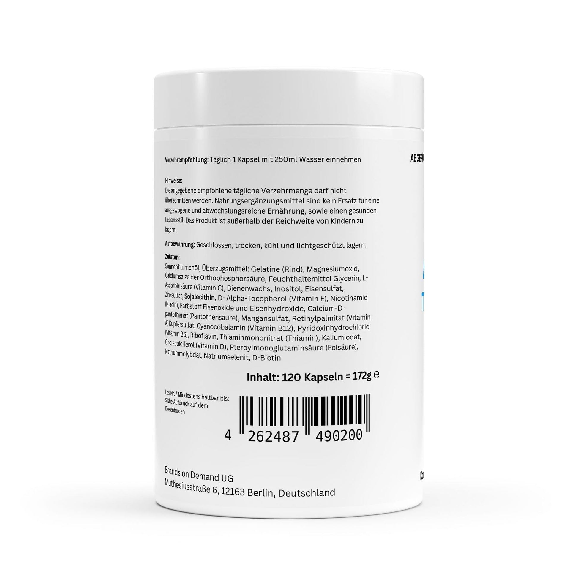 Multi Vitamin und Mineral Komplex - 120 Softgels - Thrive Up Sports and Diet Nutrition