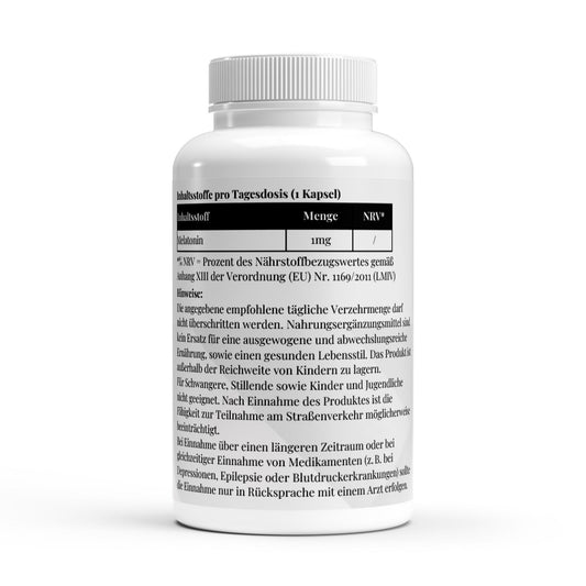 Melatonin - 75 Kapseln - Thrive Up Sports and Diet Nutrition
